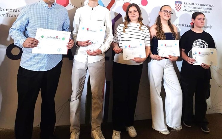 Oskar znanja za zlatne natjecatelje!