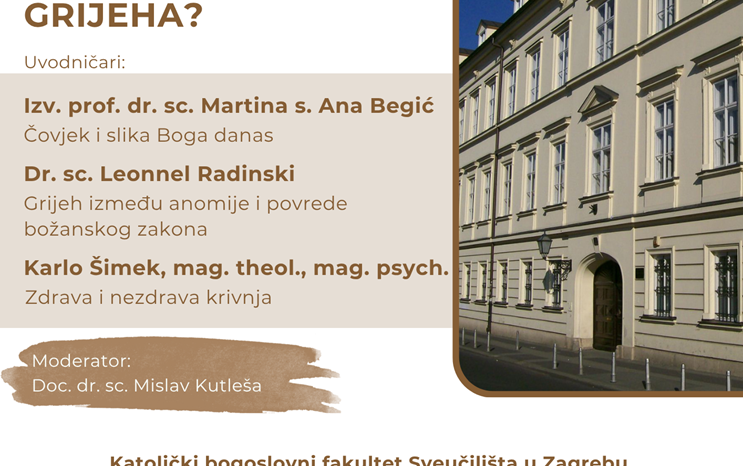 Suvremeni čovjek s krivnjom bez grijeha? - Teološko-pastoralni razgovori na KBF-u